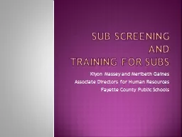Sub Screening