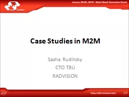 Case Studies in M2M