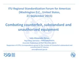 ITU Regional Standardization Forum for Americas