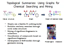 Topological Summaries: Using Graphs for Chemical Searching