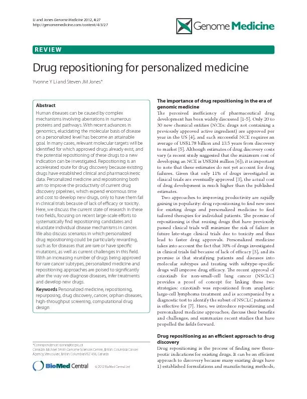 The importance of drug repositioning in the era of e perceived ineci