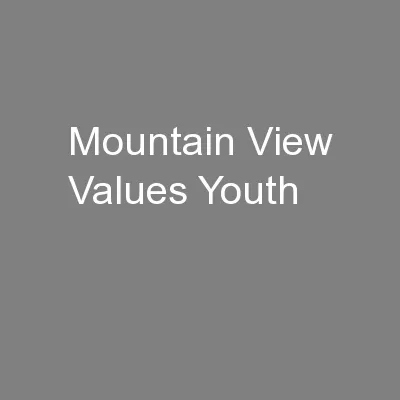 Mountain View Values Youth