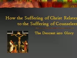 How the Suffering of Christ Relates to the Suffering of Cou
