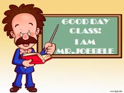 GOOD DAY CLASS!