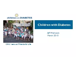 Children with Diabetes