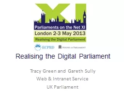 Realising the Digital Parliament