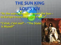 The Sun King