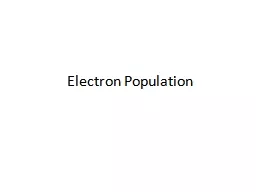 Electron Population