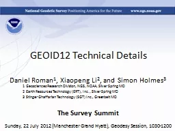 GEOID12 Technical Details