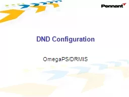DND Configuration