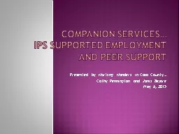Companion Services…