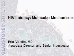 HIV Latency: Molecular Mechanisms