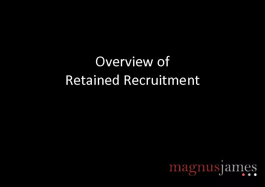 Retained Recruitment