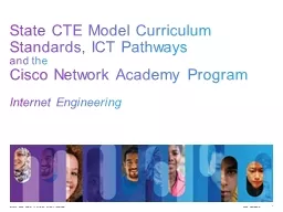 State CTE Model Curriculum Standards, ICT Pathways