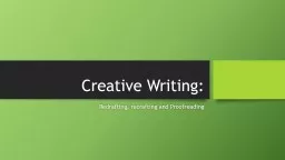Creative Writing: