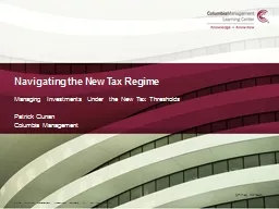 Navigating the New Tax Regime