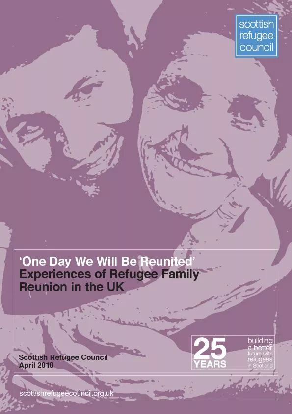 ‘One Day We Will Be Reunited’ Experiences of Refugee Family