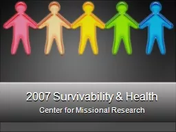 2007 Survivability & Health