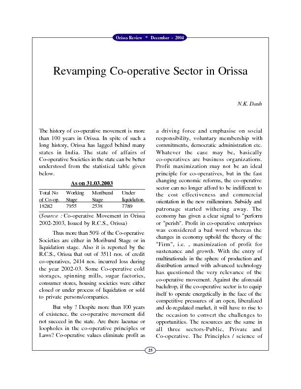 Orissa Review   *   December  -  2004