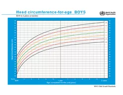 WHO Child Growth Standards Head circumferenceforage BOYS Birth to  yea