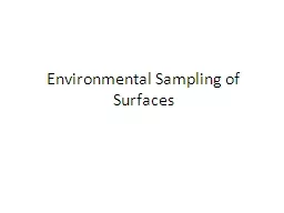 Environmental Sampling of Surfaces