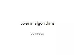 Swarm algorithms