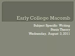Early College Macomb