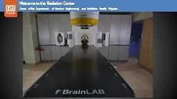 Welcome to the Radiation Center