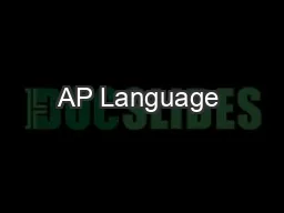 AP Language & Composition