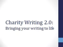 Charity Writing 2.0: