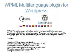 WPML Translation