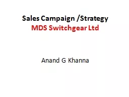 Sales Campaign /Strategy