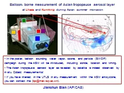 Balloon- borne measurement of Asian tropopause aerosol laye