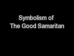 Symbolism of The Good Samaritan