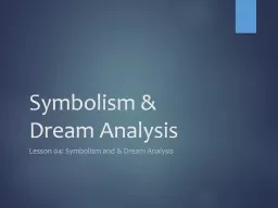 Symbolism & Dream Analysis
