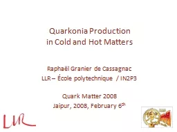 Quarkonia Production