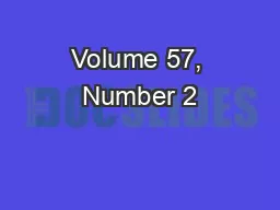 Volume 57, Number 2