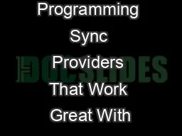 Windows 7:  Programming Sync Providers That Work Great With