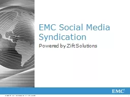 EMC Social Media Syndication