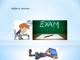 Midterm preview