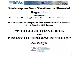 Workshop on New Directions in Financial Regulation