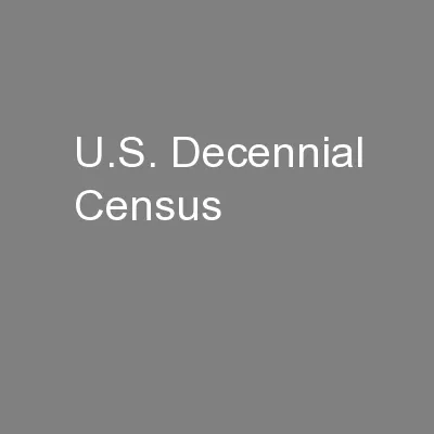 U.S. Decennial Census