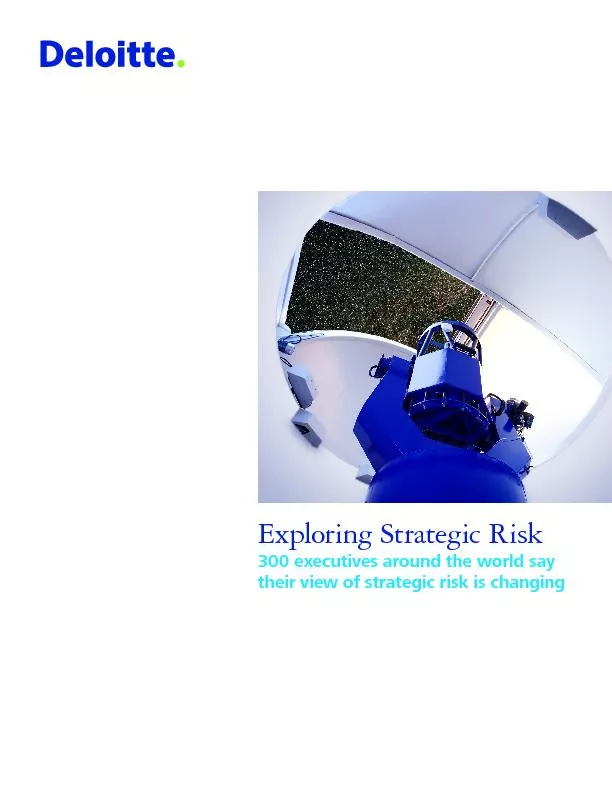 Exploring Strategic Risk