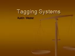 Tagging Systems