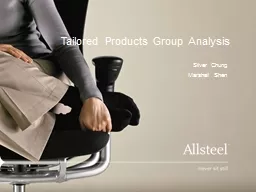 Tailored Products Group Analysis
