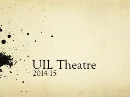 UIL Theatre
