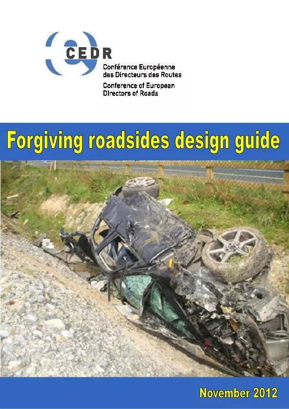Forgiving roadsides design guide