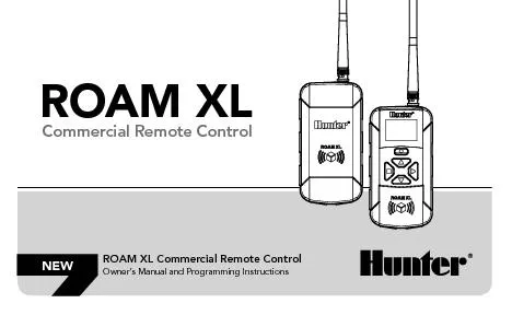ROAM XL Commercial Remote Control