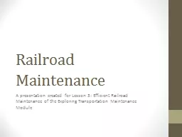 Railroad Maintenance