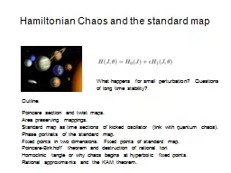 Hamiltonian Chaos